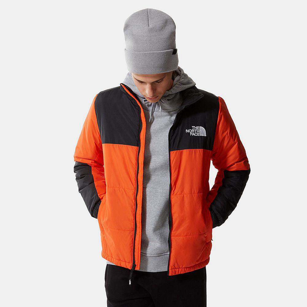 The North Face Gosei Ανδρικα Puffer Μπουφαν - Κοκκινα Πορτοκαλι (LAZE27148)